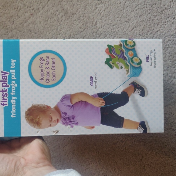 Melissa and Doug First Play - Friendly Frogs Pull Toy - New In Box - Picture 5 of 8